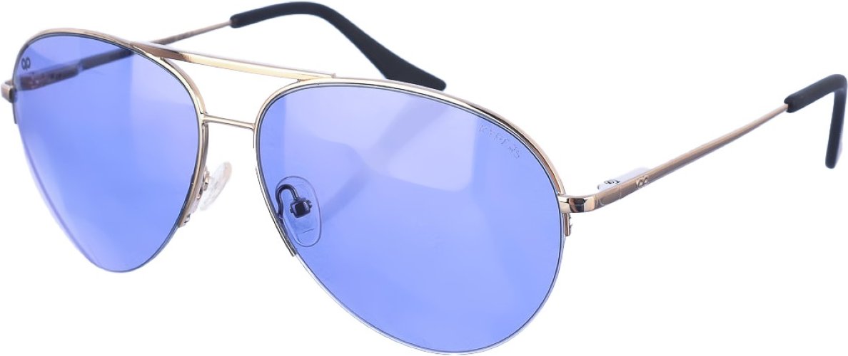 Maxy Damen-Sonnenbrille aus Metall in ovaler Form