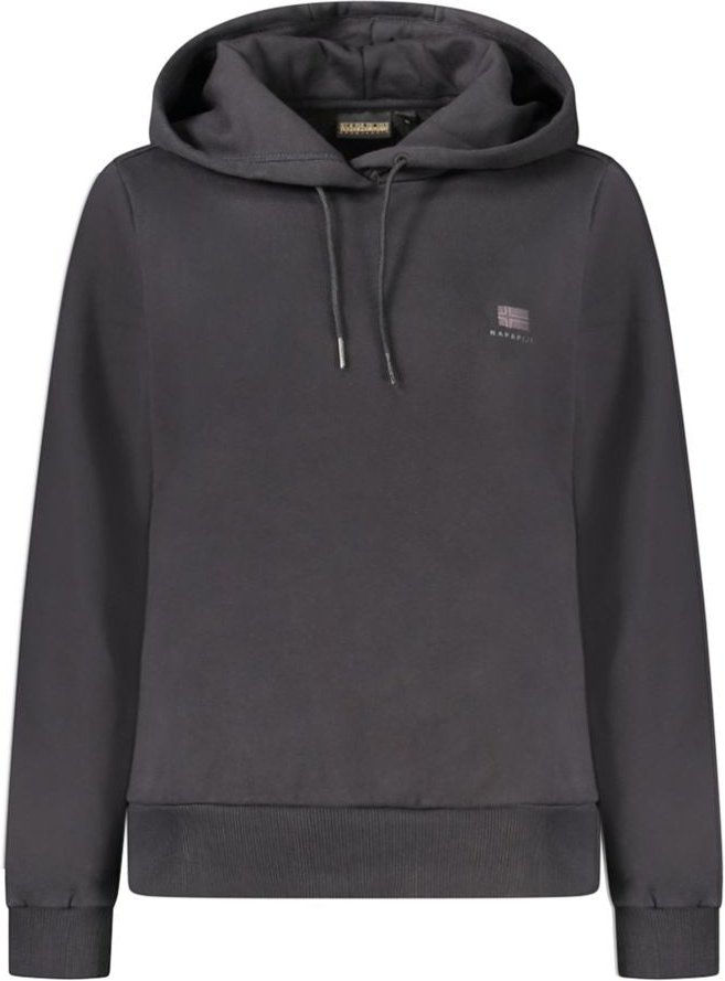 Napapijri Schwarze Baumwoll-Hoodie für Damen
