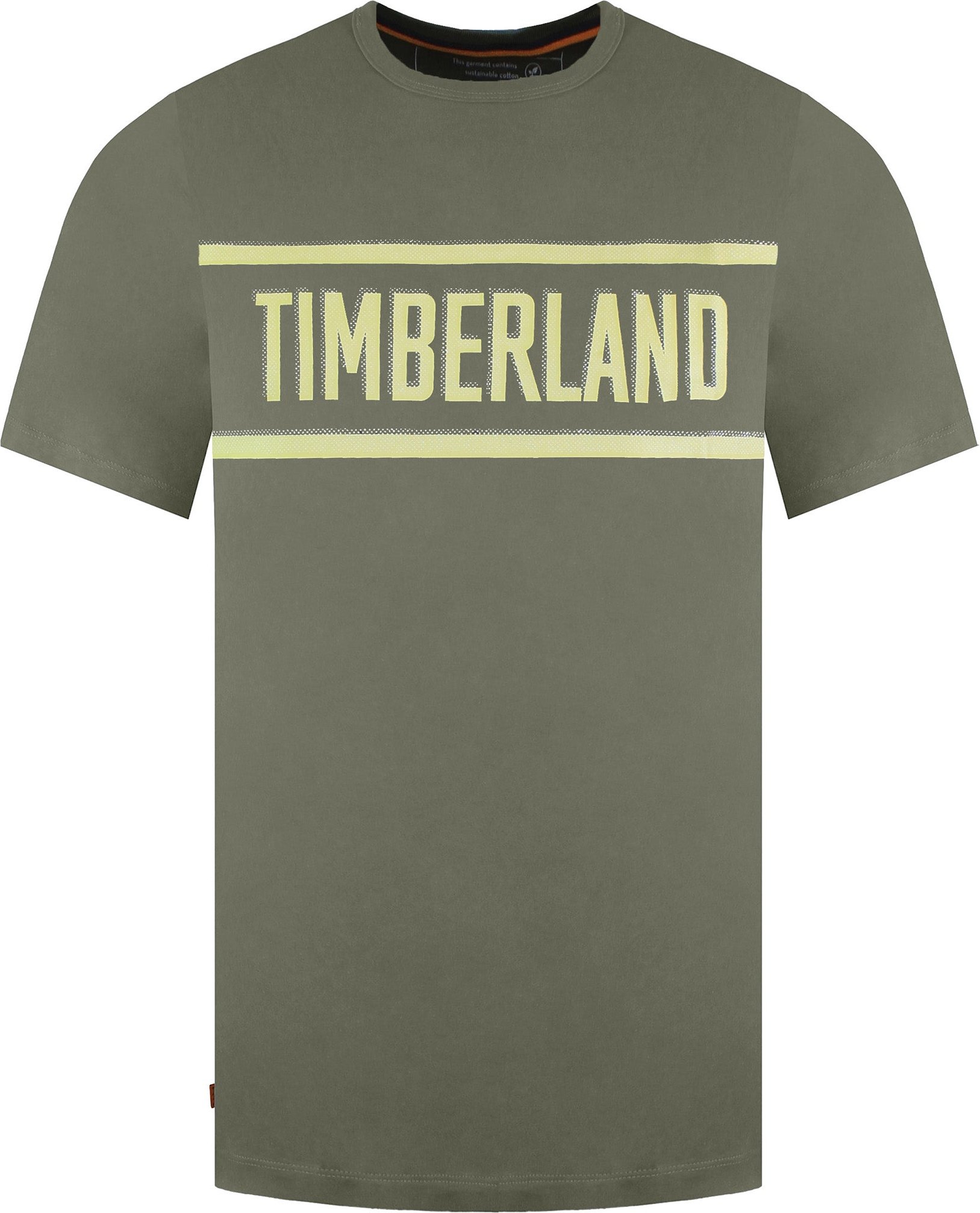 Grünes Herren-T-Shirt der Marke Timberland