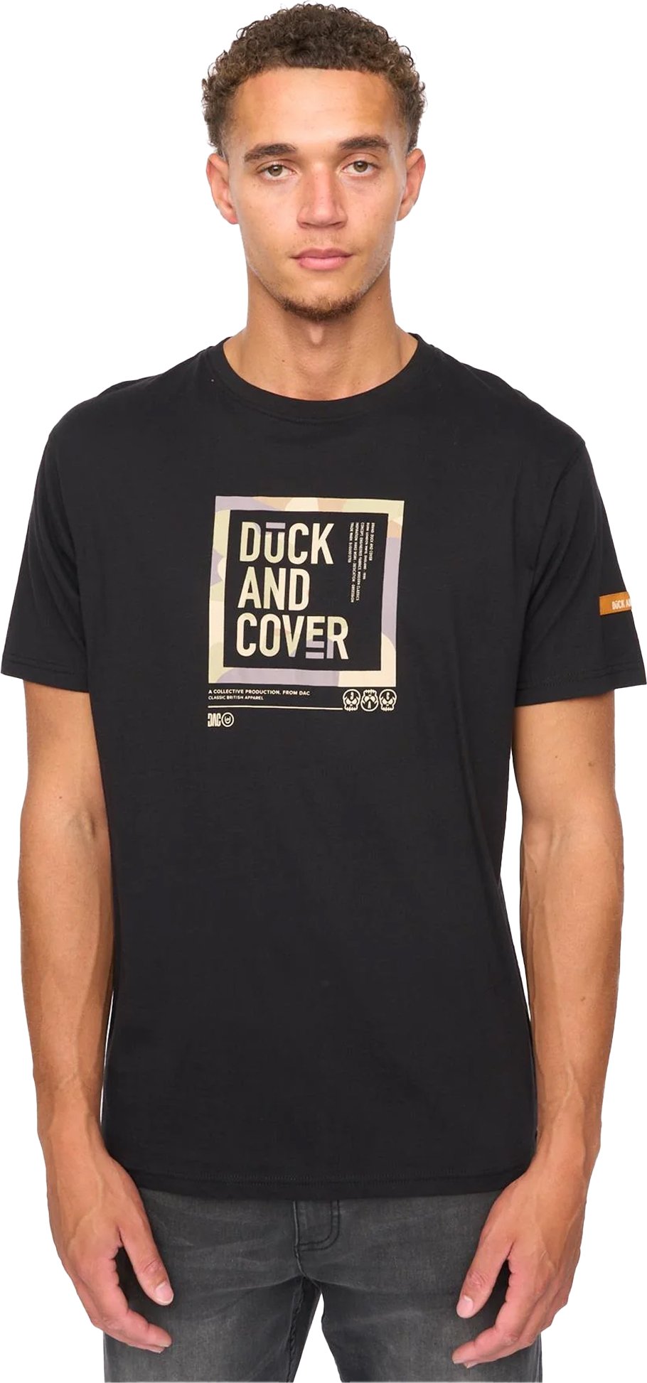 Duck and Cover - "Primatic" T-Shirt für Herren (Schwarz)