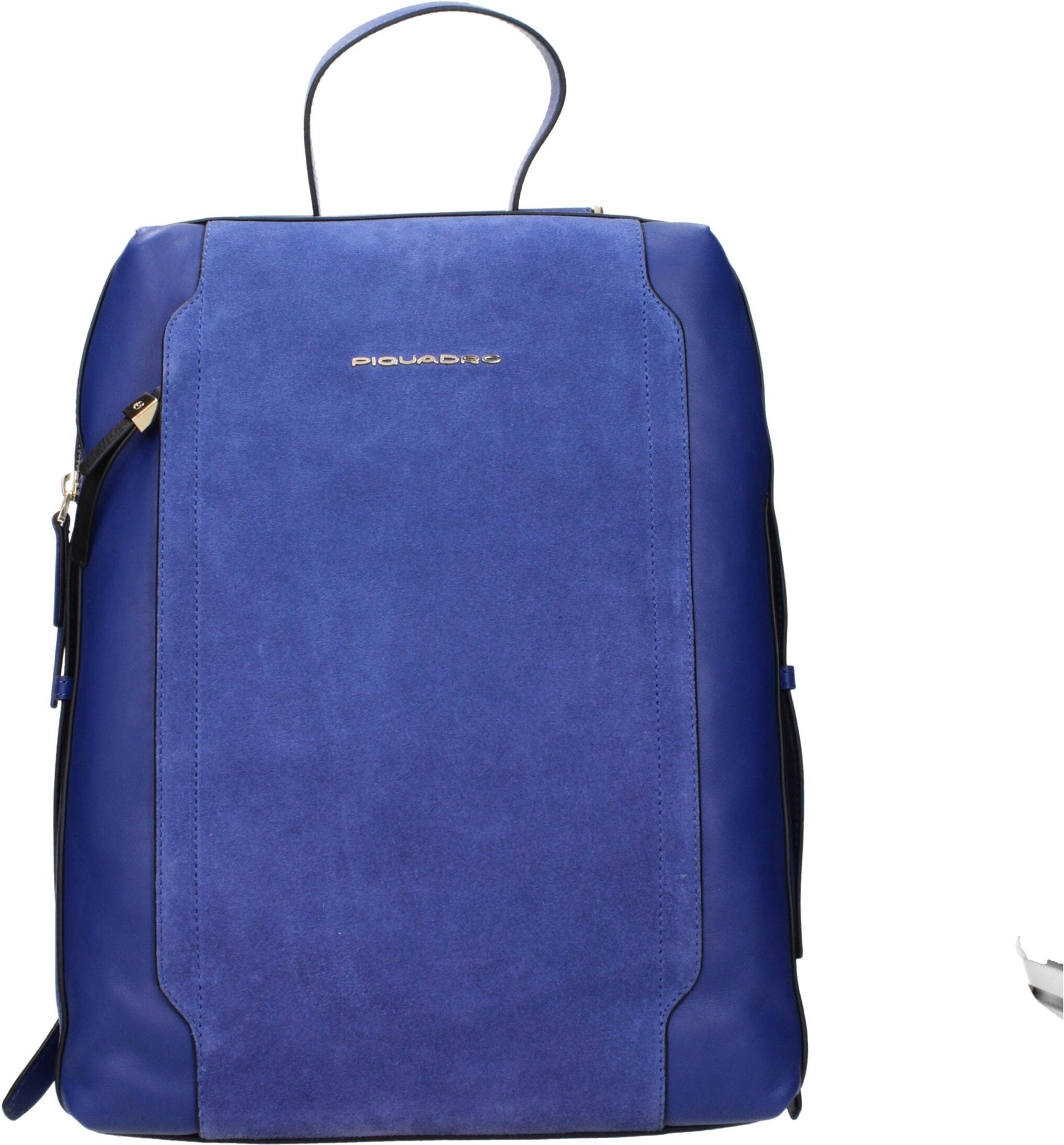 Piquadro Blauer Leder-Rucksack
