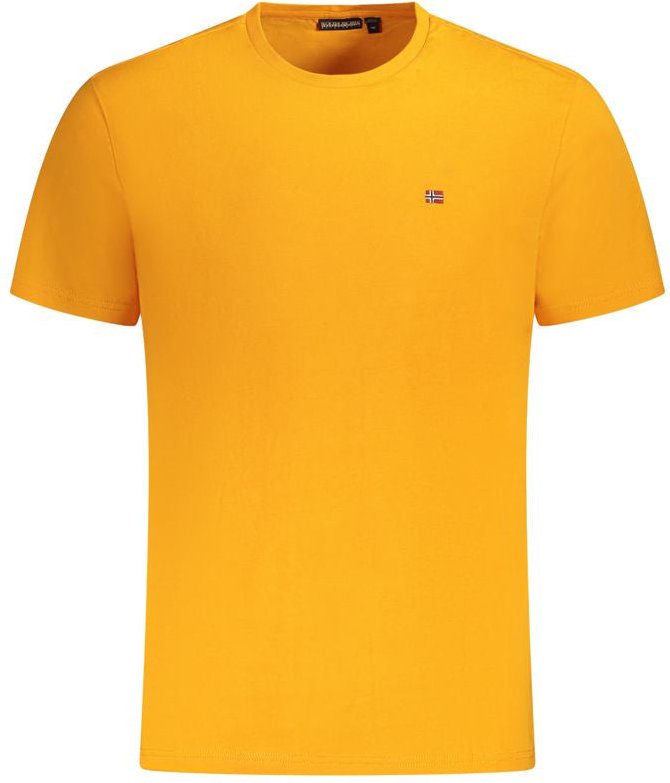 Napapijri Arancione Baumwolle Herren T-Shirt