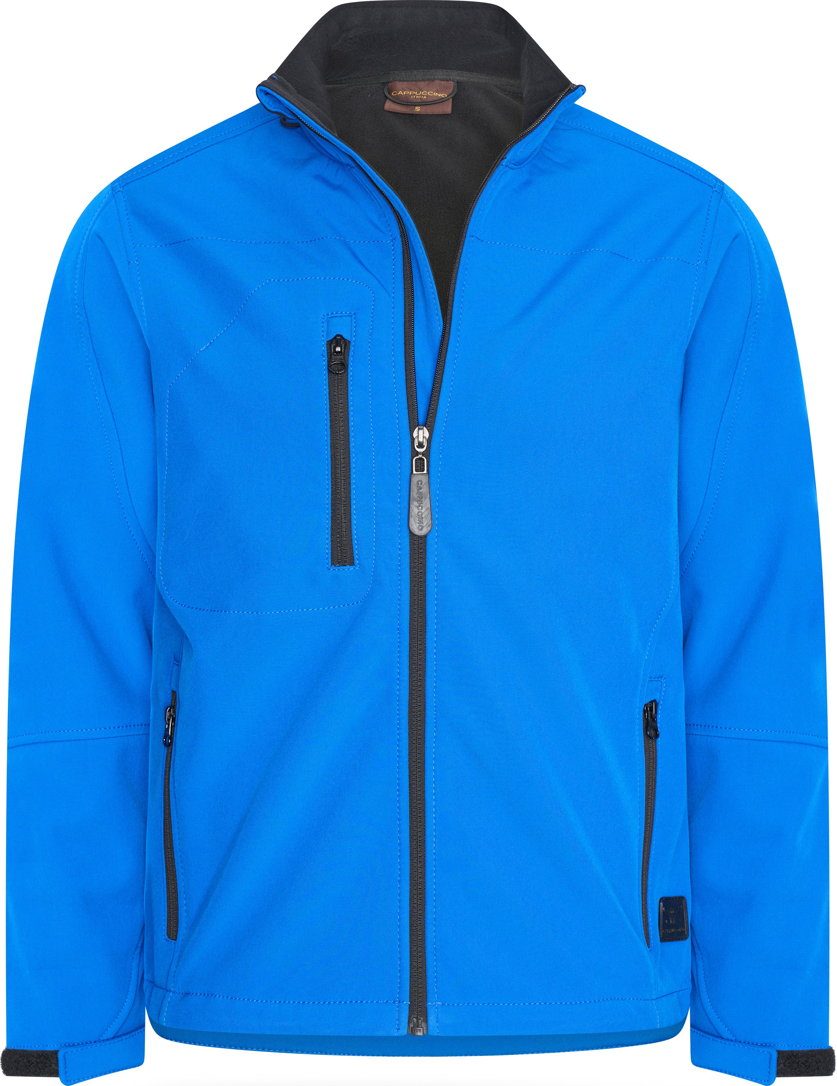 Softshell Zip Jacket Royal von Cappuccino Italia in der farbe Blau und in größe XL.