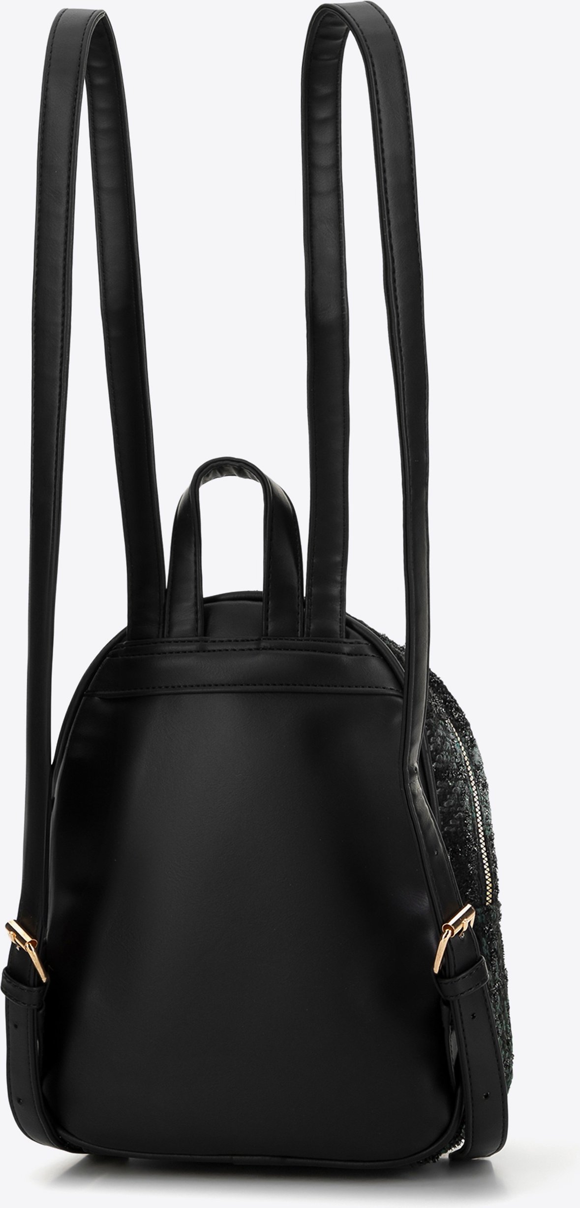 Wittchen Damenrucksack aus Bouclé-Gewebe, Schwarz, Polyester