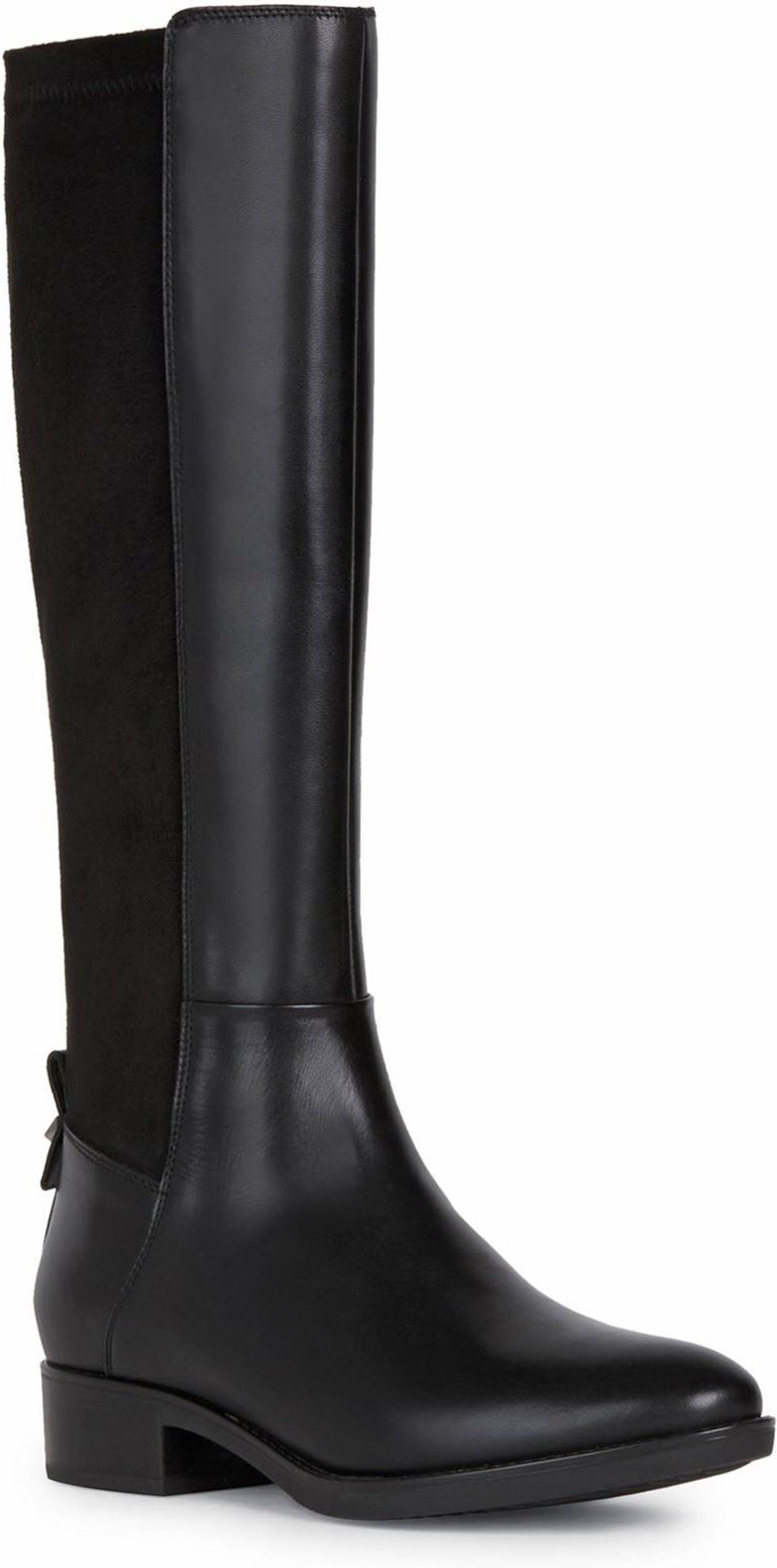 Geox D Felicity Leder Women's Schwarz Stiefel