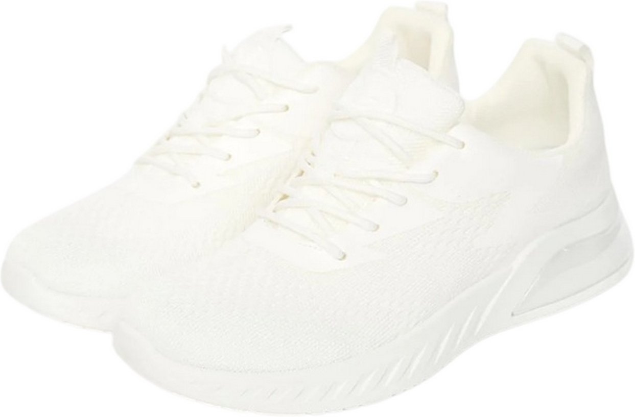 Crosshatch - "Earsdon" Sneaker für Herren, Flyknit (Weiß)