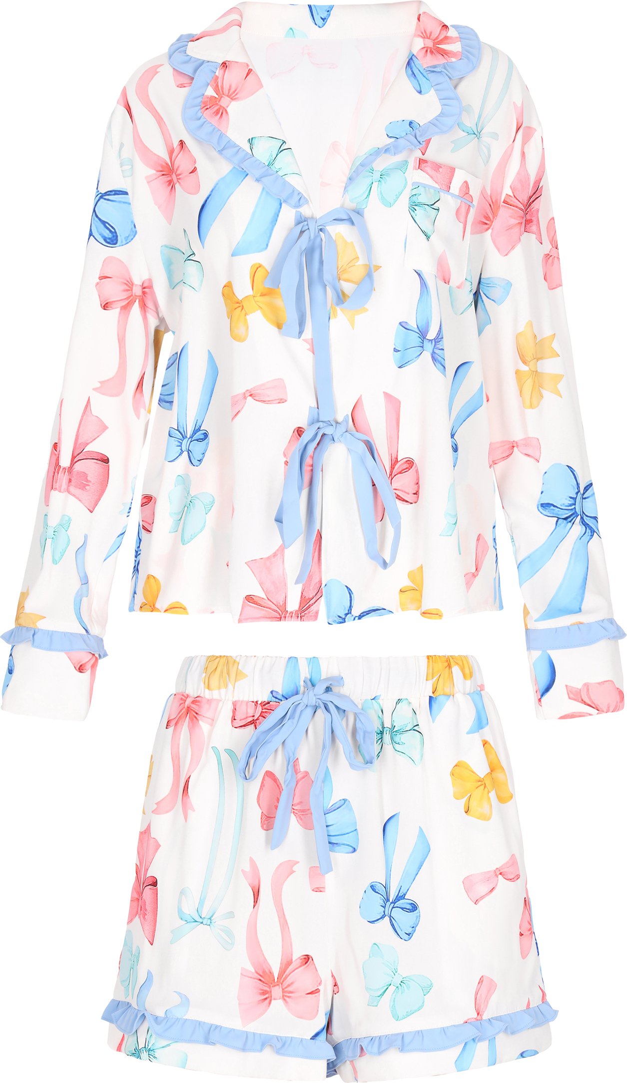 Faina Nachtwäsche Frauen Himmelblau