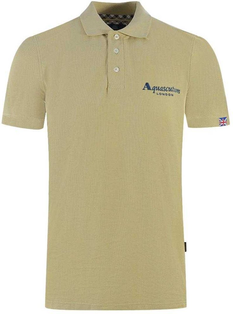 Aquascutum - "London 1851" Poloshirt für Herren/Damen Unisex (Beige)