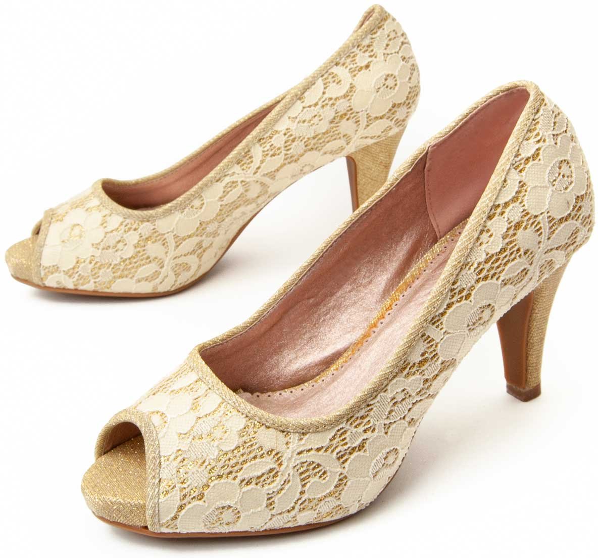 Montevida Absatzschuh Unne9 in Gold