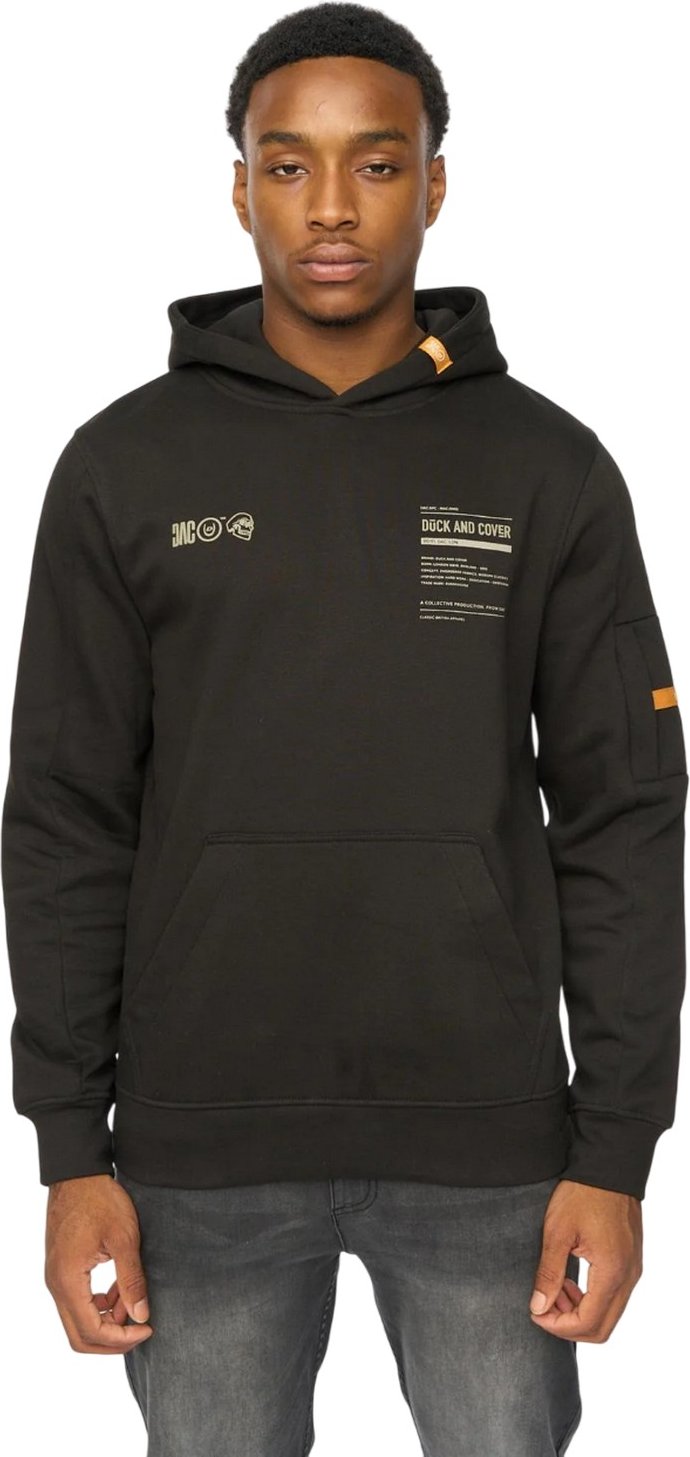 Duck and Cover - "Skullmatic" Kapuzenpullover für Herren (Schwarz)
