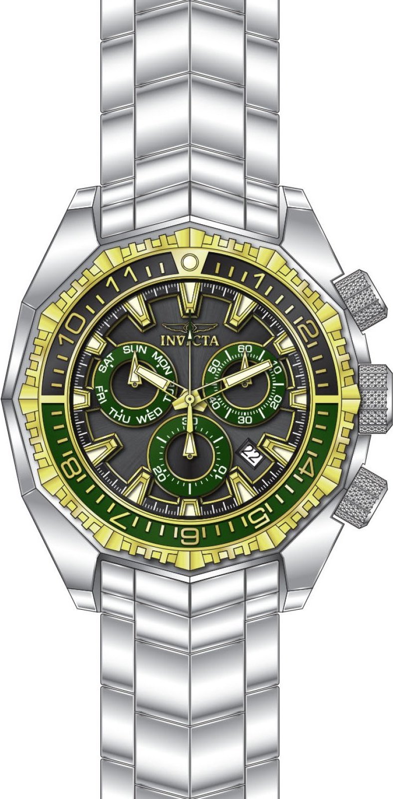 Invicta Akula 49636 Herrenuhr - 55mm