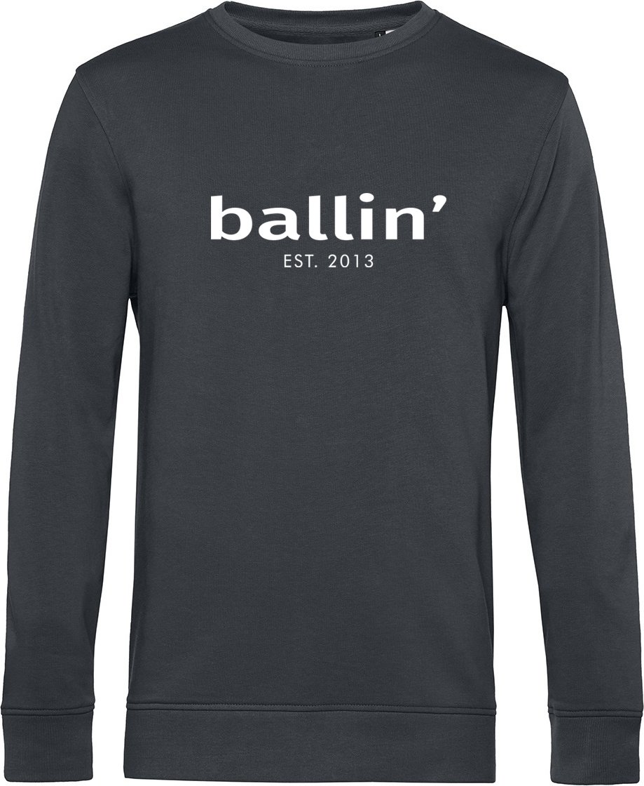 Basic Sweater von Ballin Est. 2013 in der farbe Grau und in größe XS.