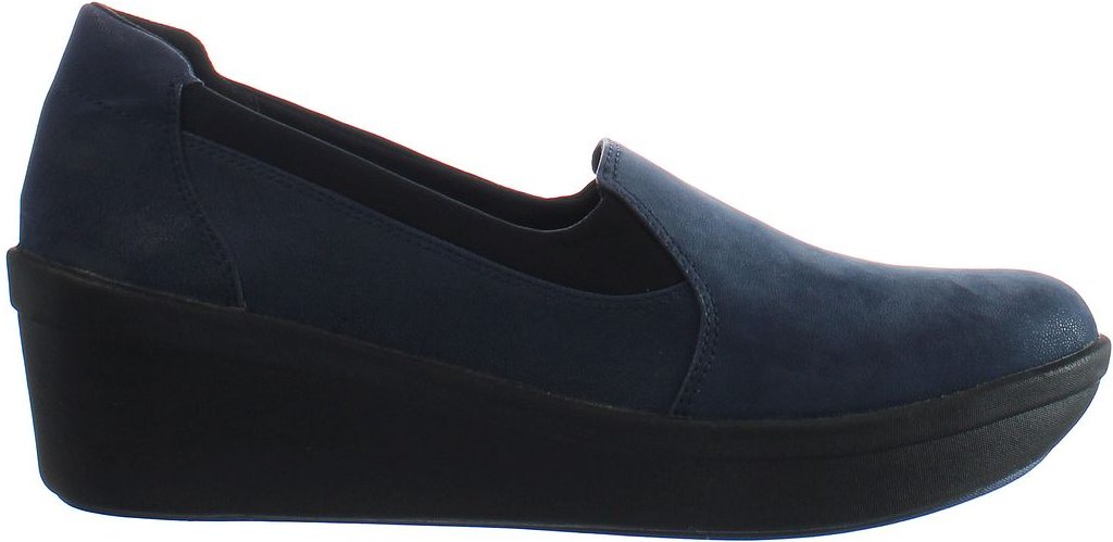 Clarks Schritt Rose Moon Damen Navy Wedges