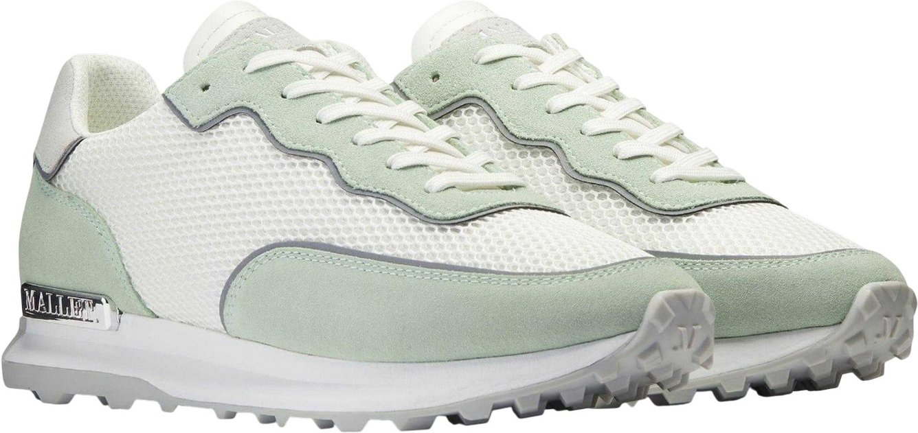 Mallet - "Caledonian" Sneaker für Herren, Wildleder (Grün)