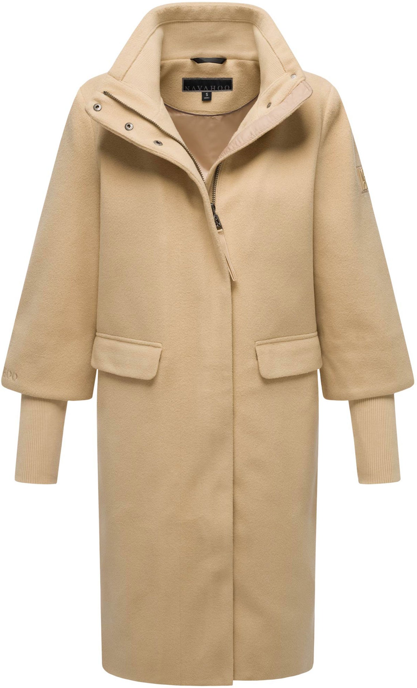 Navahoo Polarblüte Damen Übergangsmantel mit Stehkragen & Reißverschluss