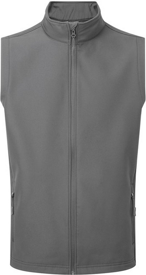 Premier Mens Windchecker Recycled Printable Gilet (dunkelgrau)