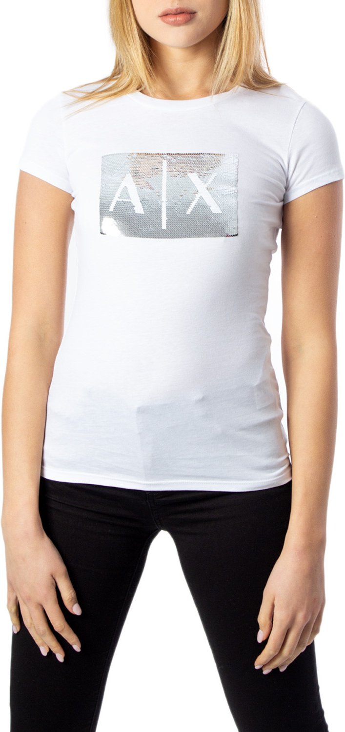 Thumbnail - Armani Exchange Damen T-Shirt in Weiß