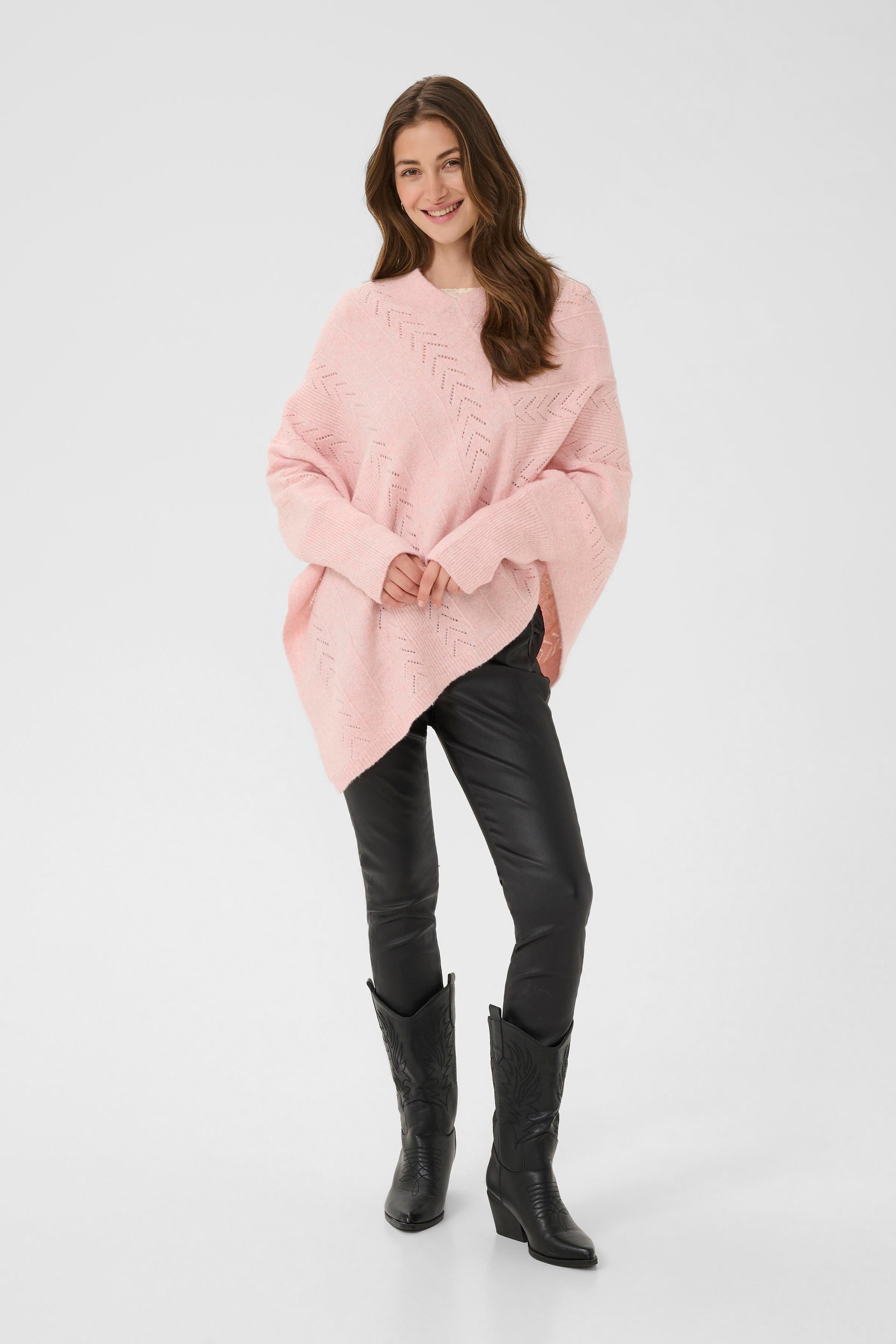 Poncho CRHoliday Poncho Loose fit pink