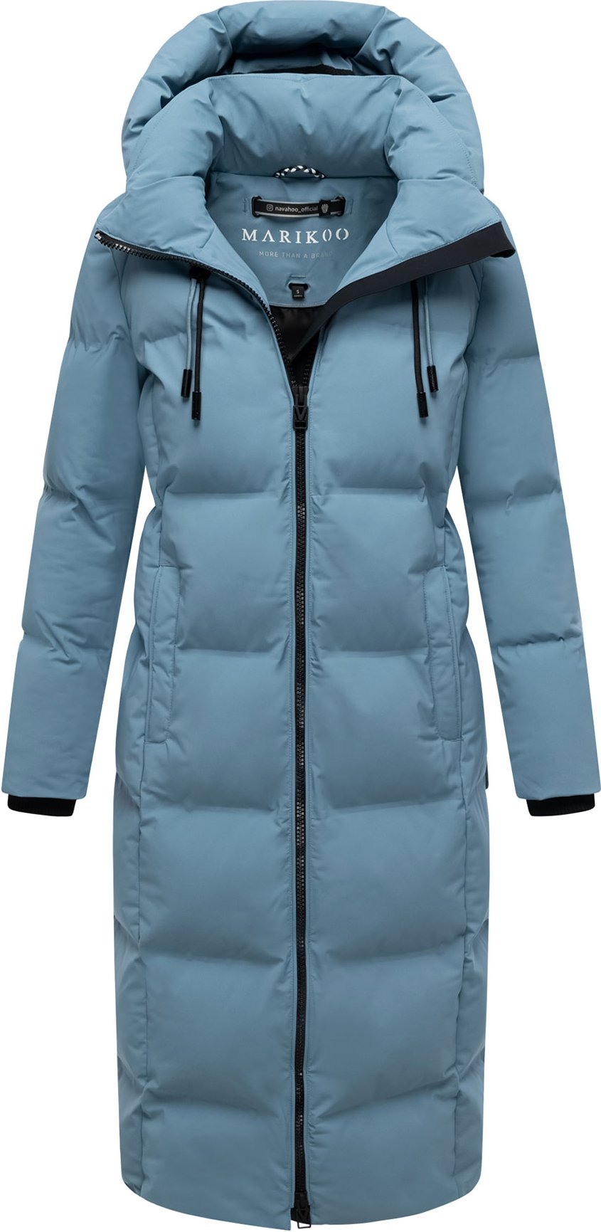 Marikoo Damen Winter Steppmantel Tikoraa mit abnehmbarer Kapuze