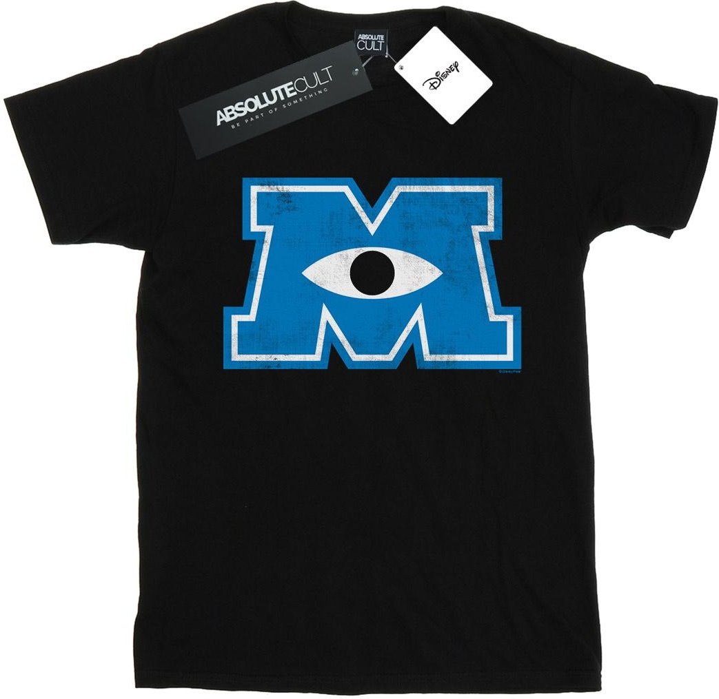 Disney - "Monsters University Monster M" T-Shirt für Herren (Schwarz)