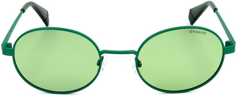 Polaroid Grüne Metallsonnenbrille
