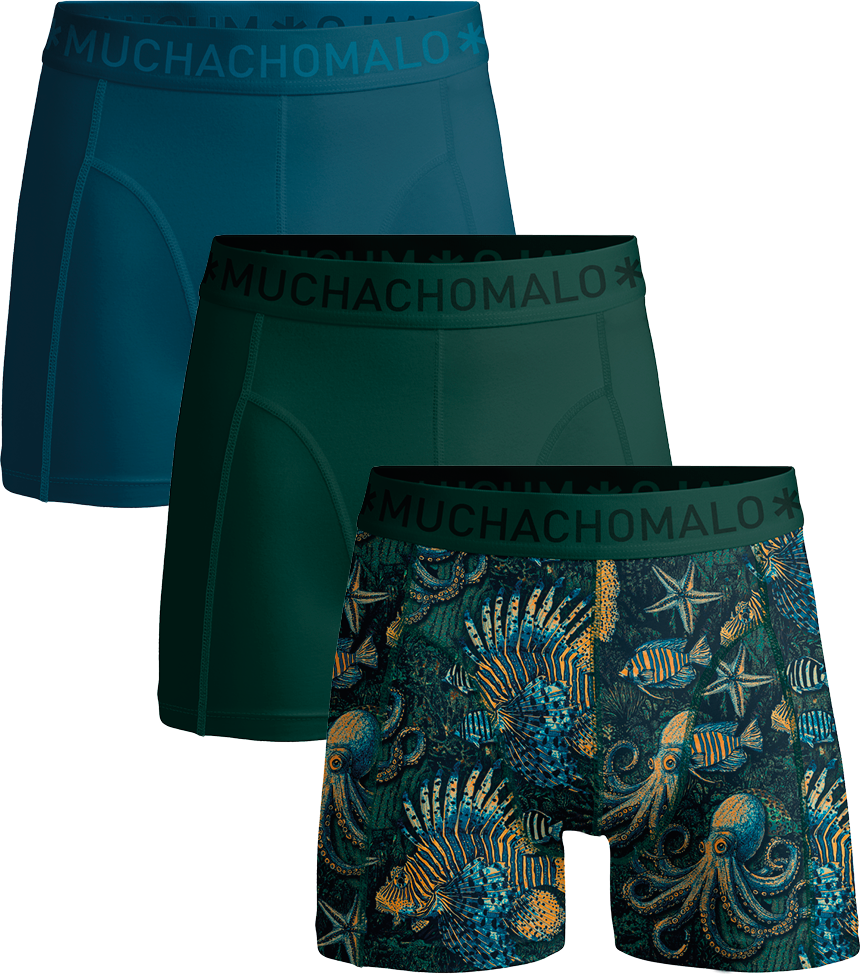 Muchachomalo Herren Boxer Shorts - 3er Pack - Herren Unterwäsche
