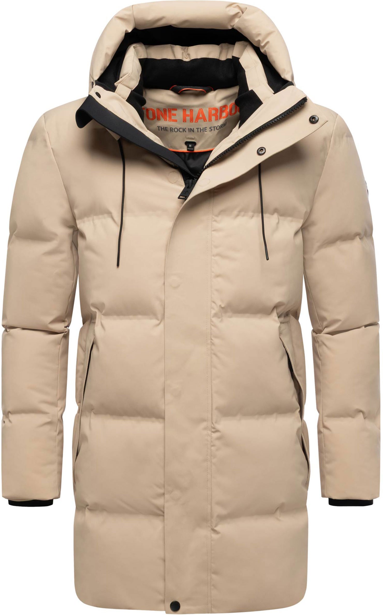 Stone Harbour Herren Winterjacke Darianoo mit Downfree-Steppung & Magnetverschluss