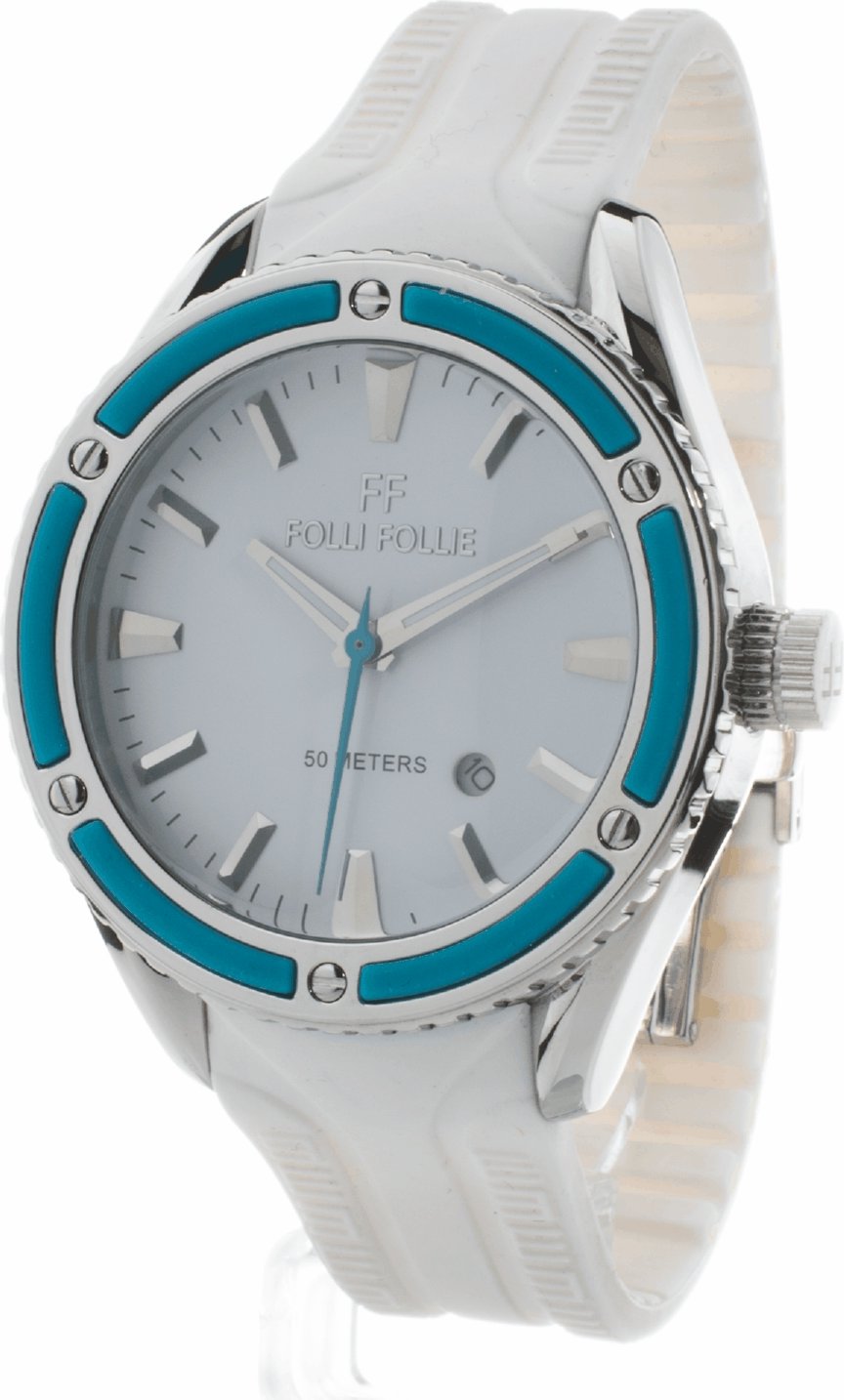 Folli Follie Damenuhr Quartz Silber Blau