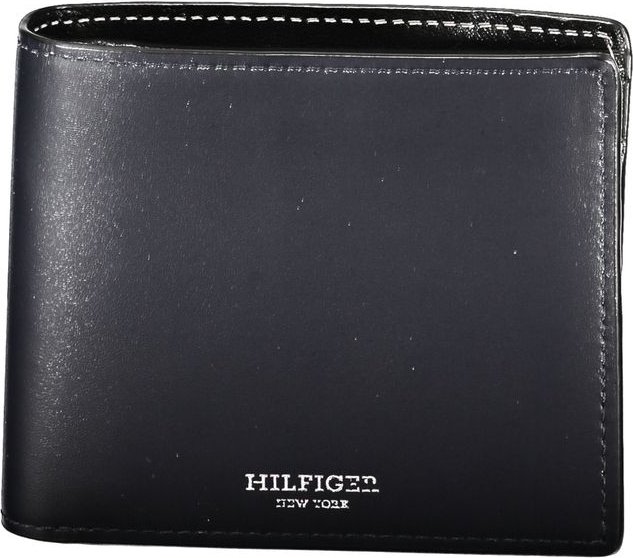 Tommy Hilfiger Blaue Lederbörse