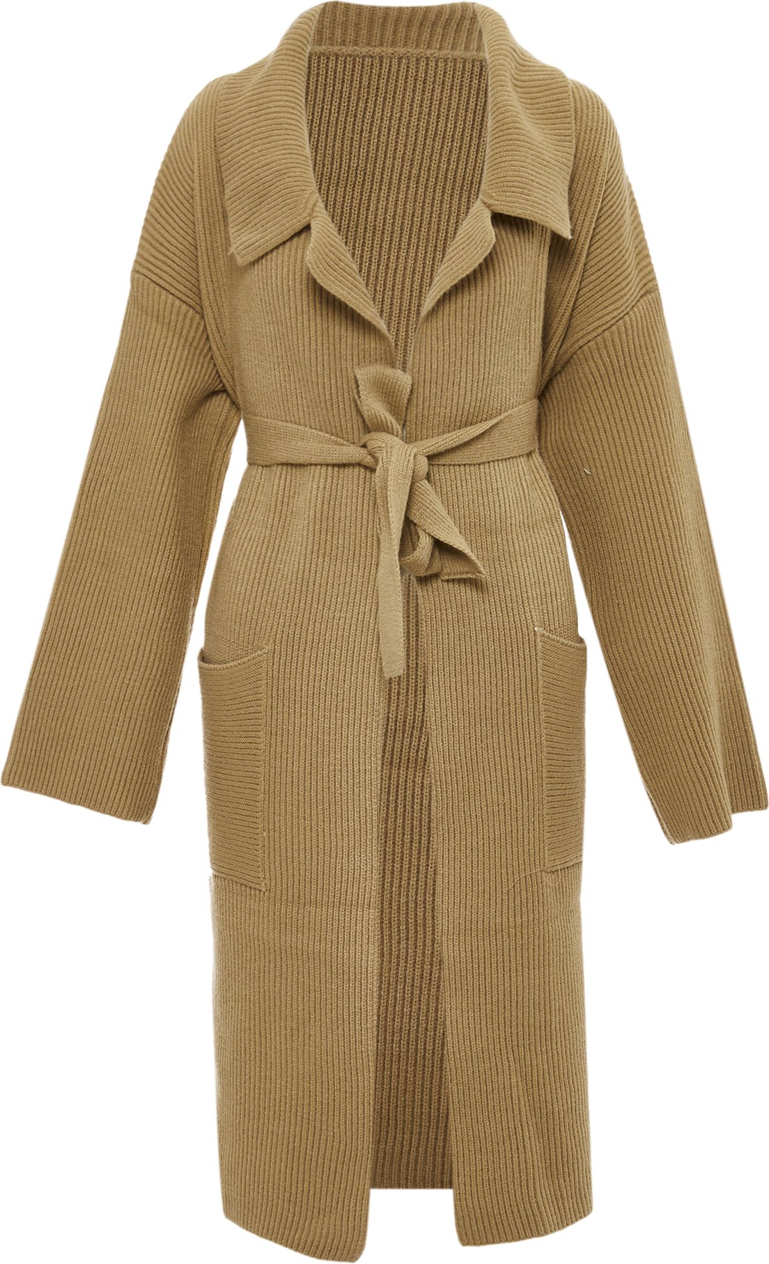 Dreimaster Strickjacke Frauen dunkelbeige