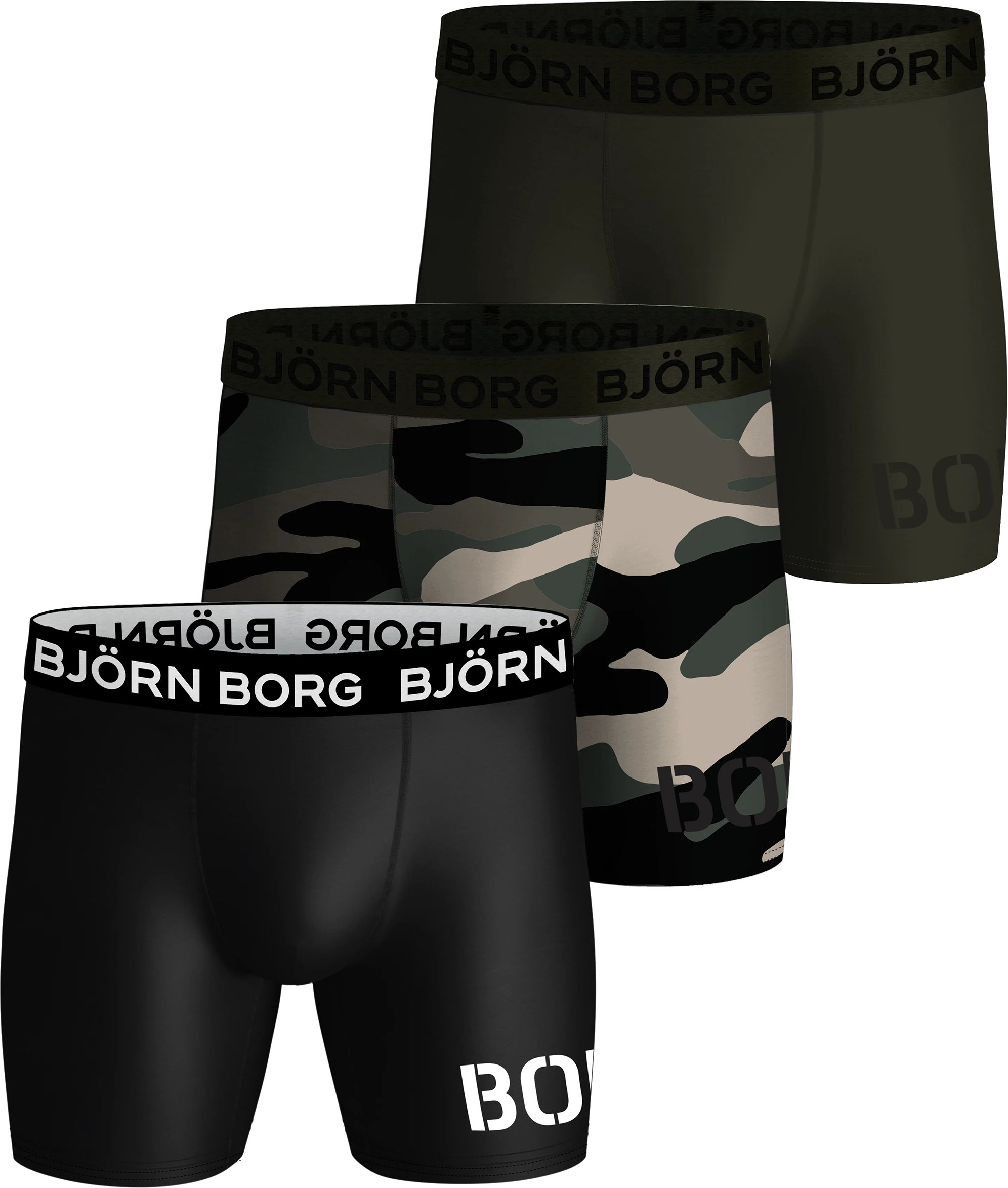 Björn Borg 3-Pack Performance Boxers Mehrfarben
