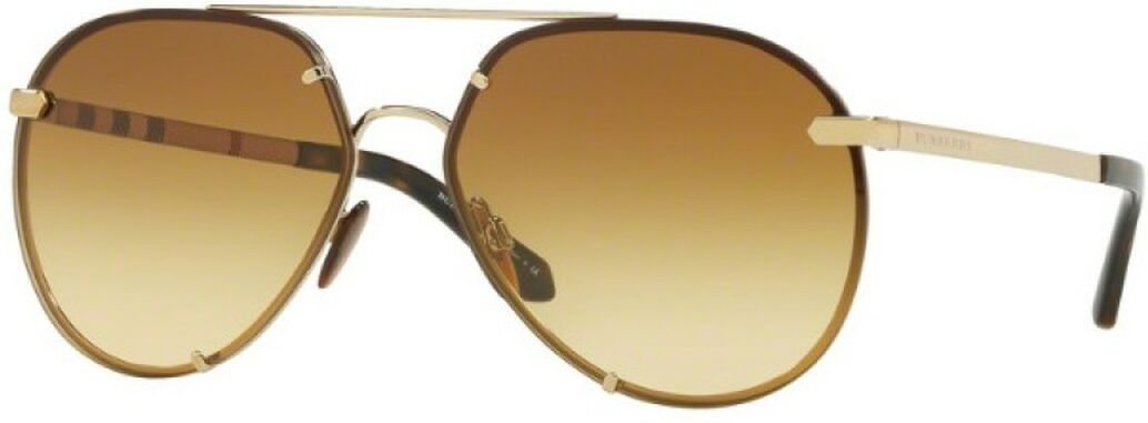 Herren Sonnenbrillen Burberry BE3099-11452L Gold Ø 61 mm