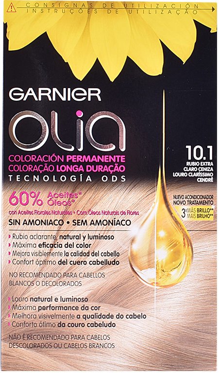 Olia Coloración Permanente #10,1- Rubio Extra Claro Set 120 gr
