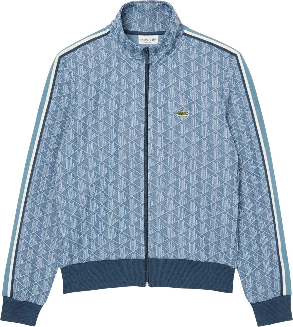 Lacoste - "Paris" Trainingsjacke für Herren, Mit Reißverschluss, Jacquard (Blau)