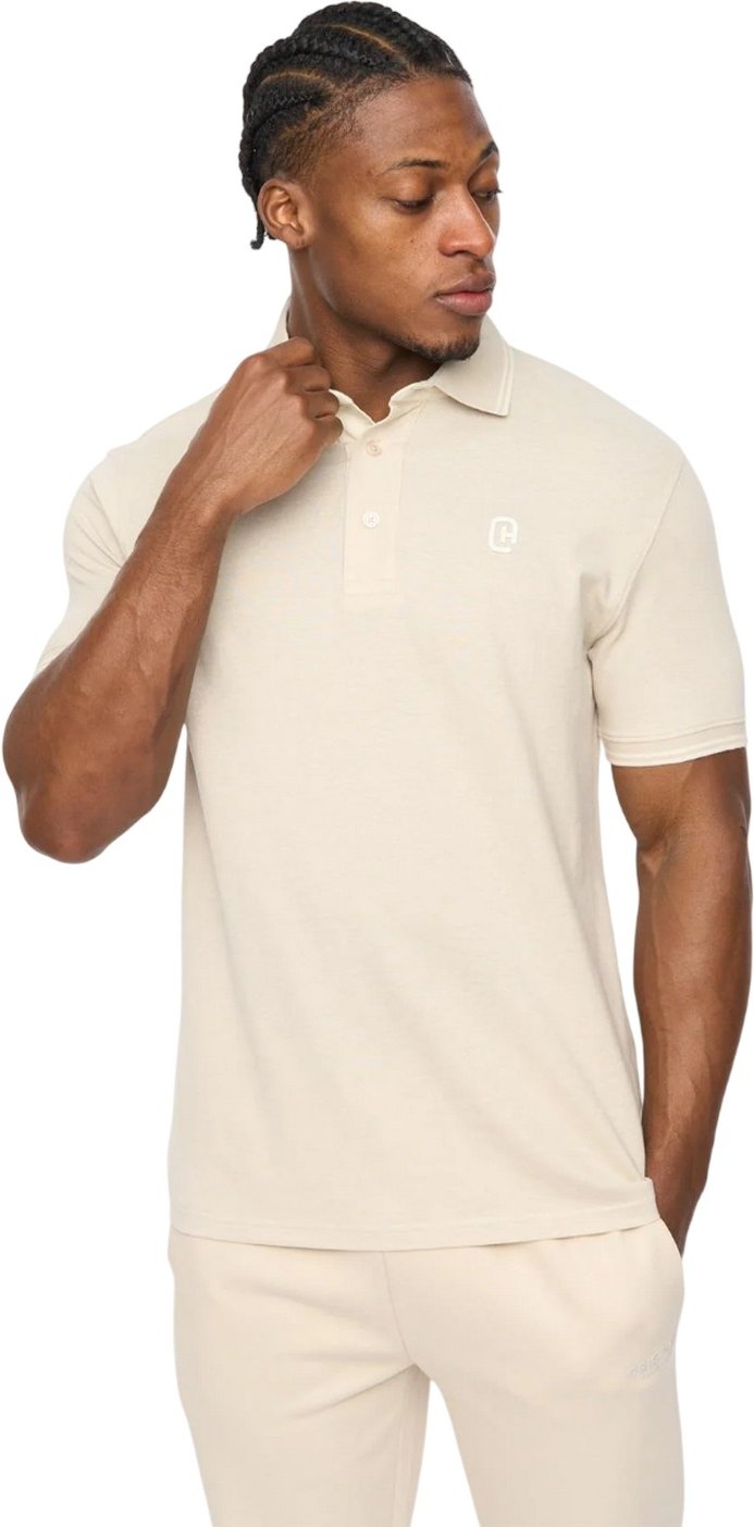 Crosshatch - "Preece" Poloshirt für Herren (Helles Steingrau)