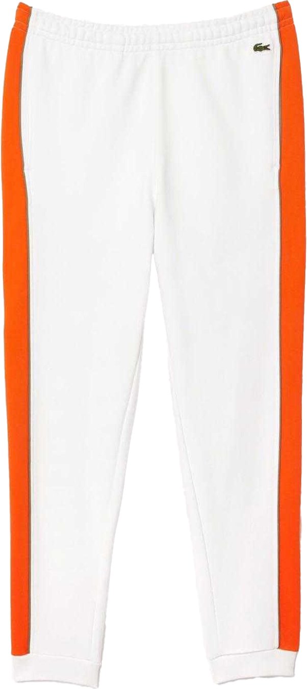 Lacoste - Jogginghosen für Herren (Weiß/Orange)
