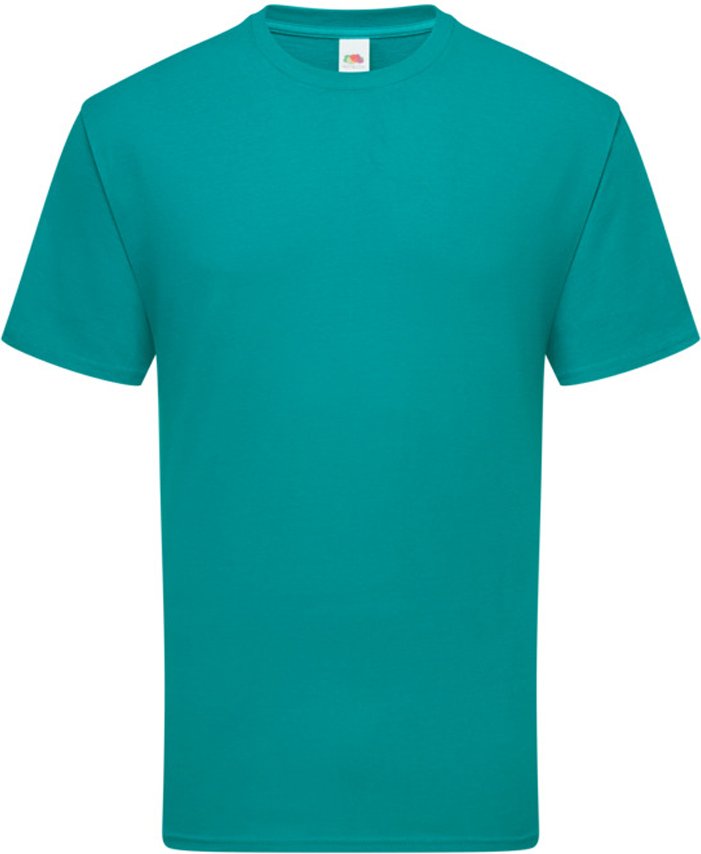 Fruit Of The Loom Herren Premium T-Shirt (Meeresblau Grün)