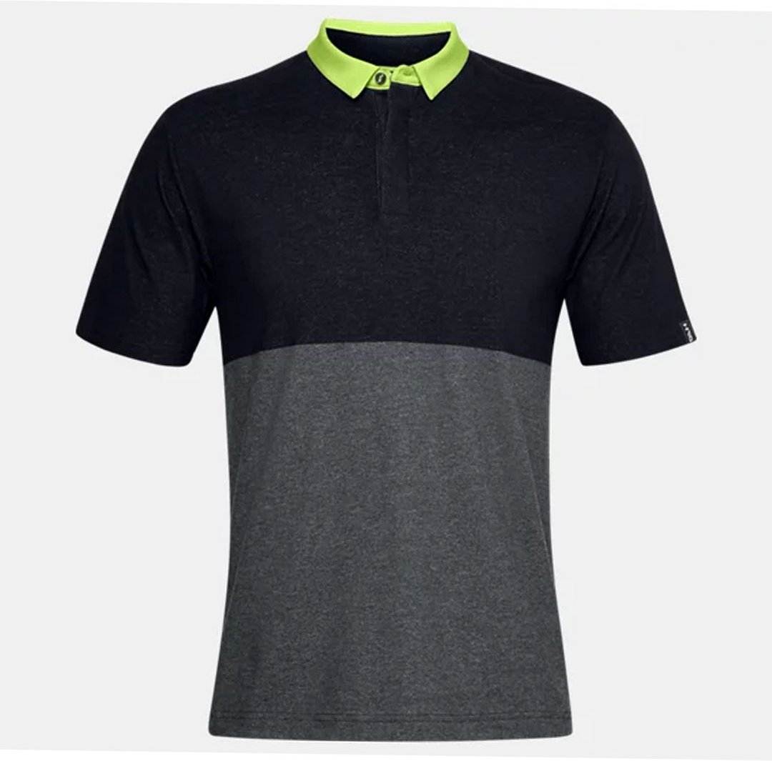 Under Armour Range Unlimited Mens Black Hazard Polo -Hemd