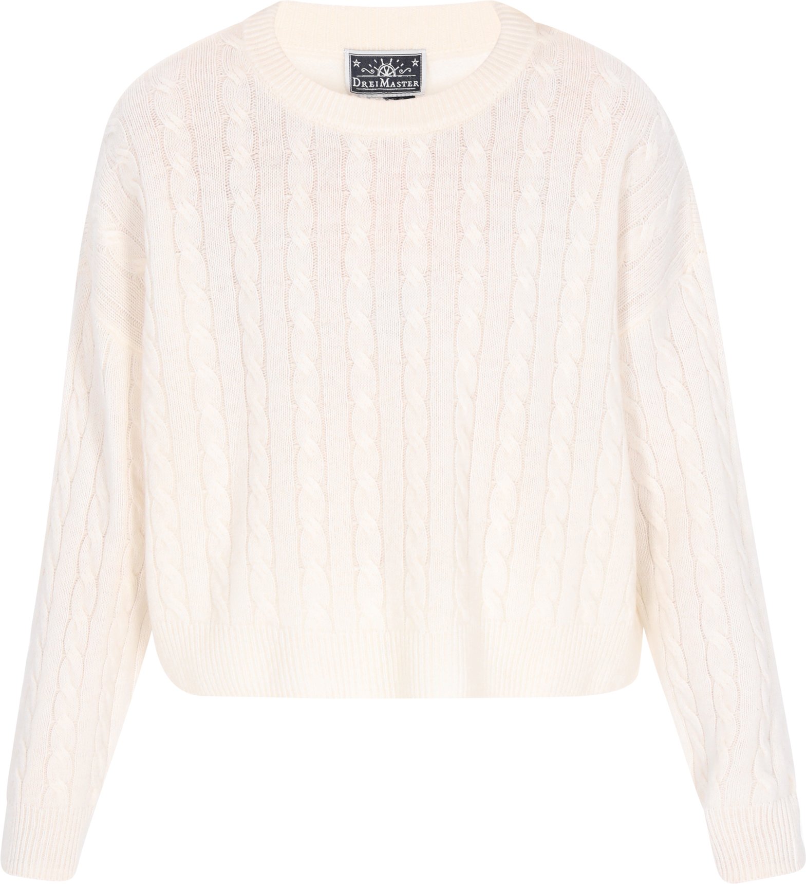 Dreimaster Pullover Frauen cremefarben