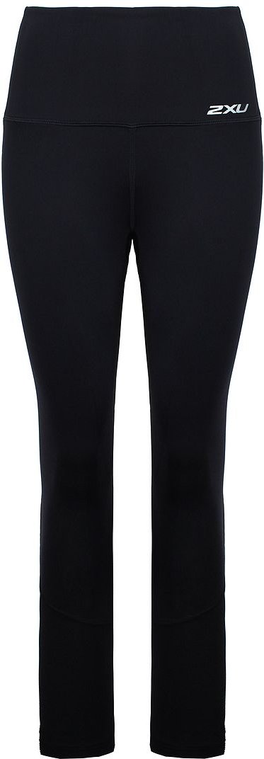 2xu Hi-Rise-Kompression Womens Schwarz/Silber-Strumpfhose