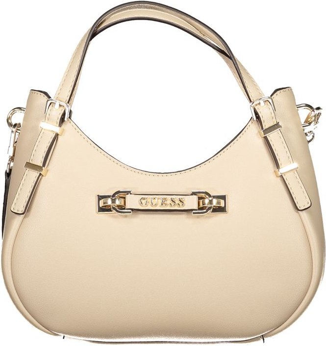 Beige Polyethylen-Handtasche