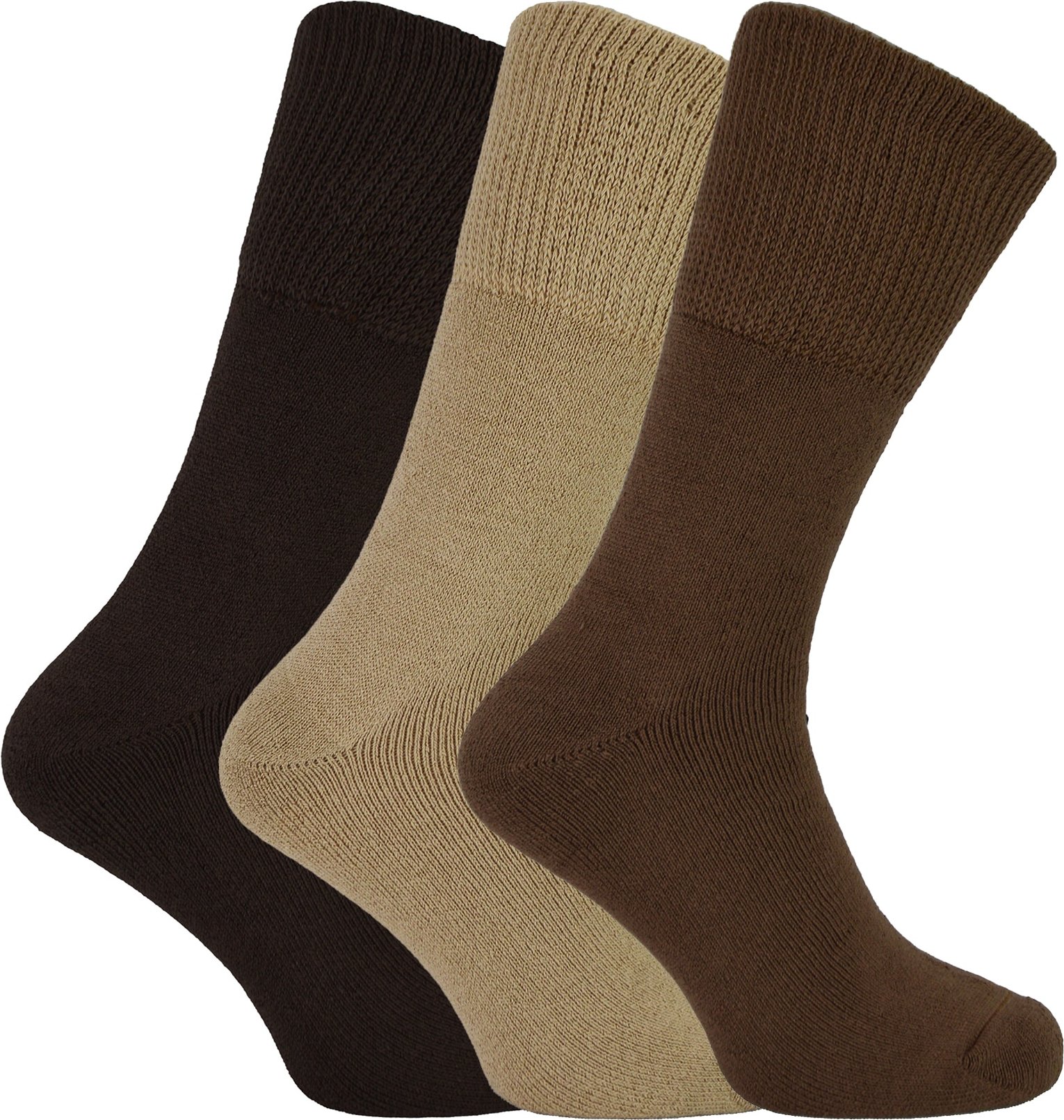 Bambus-Thermosocken für den Winter | THMO | Herren- & Damengrößen | Warme dicke Bambussocken - Braun