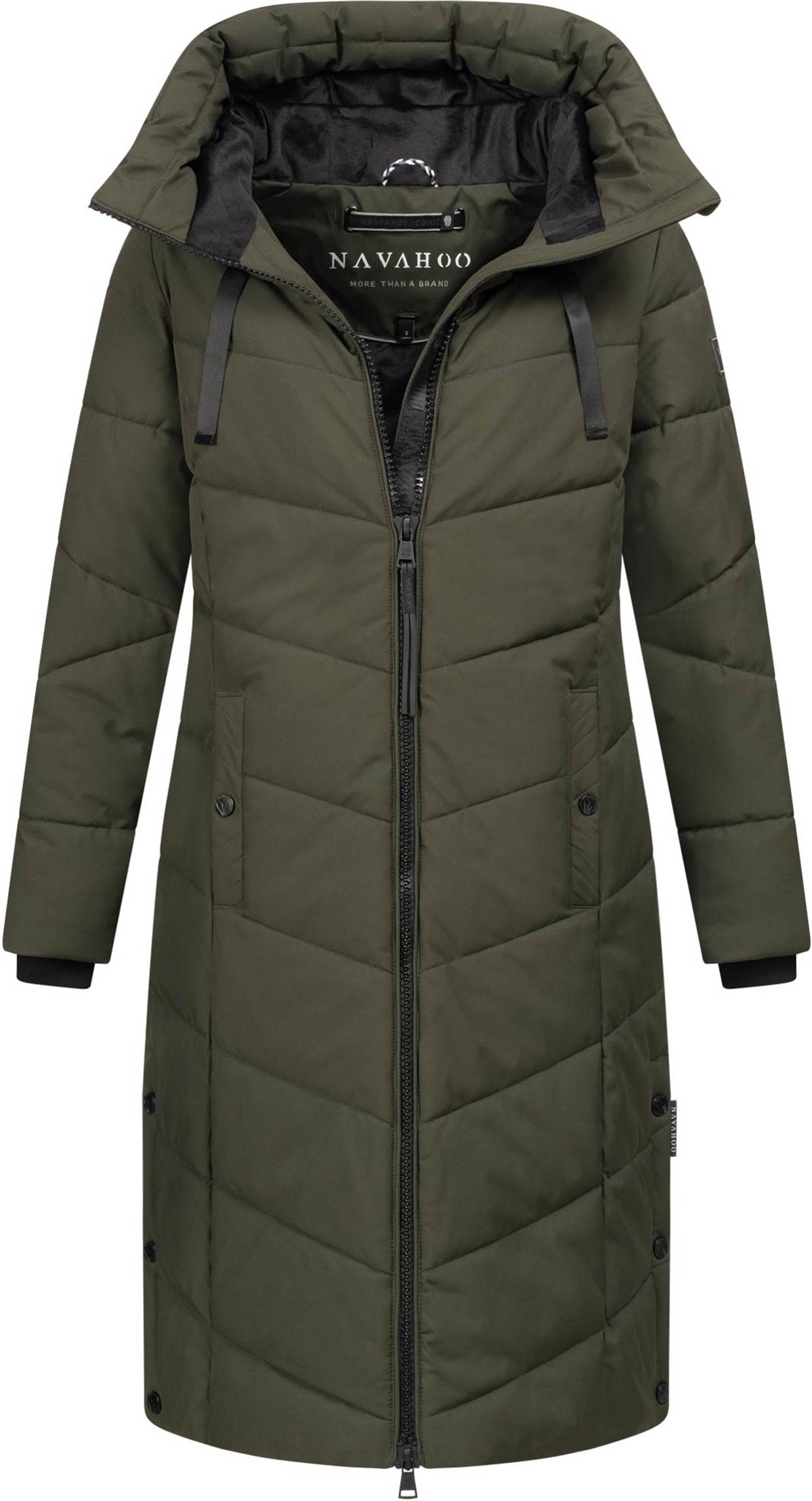 Navahoo Schmatzibär Damen Winter Steppmantel – warm & elegant