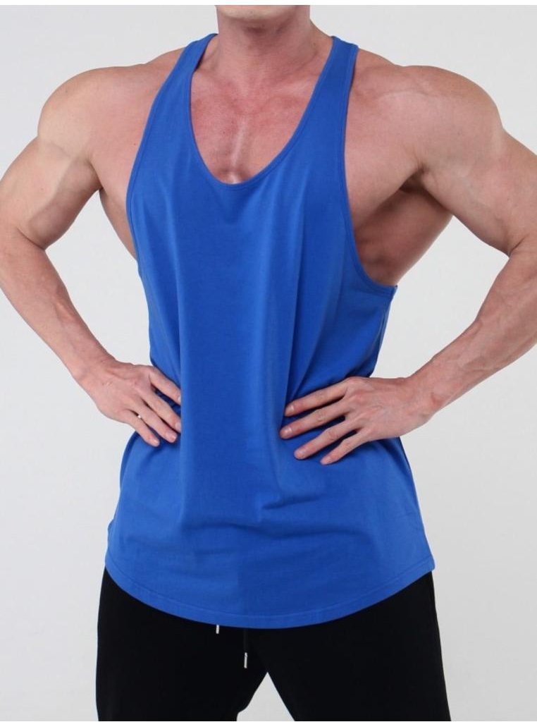 Thumbnail - Herren Plus Size Rundhals Racerback Tanktop