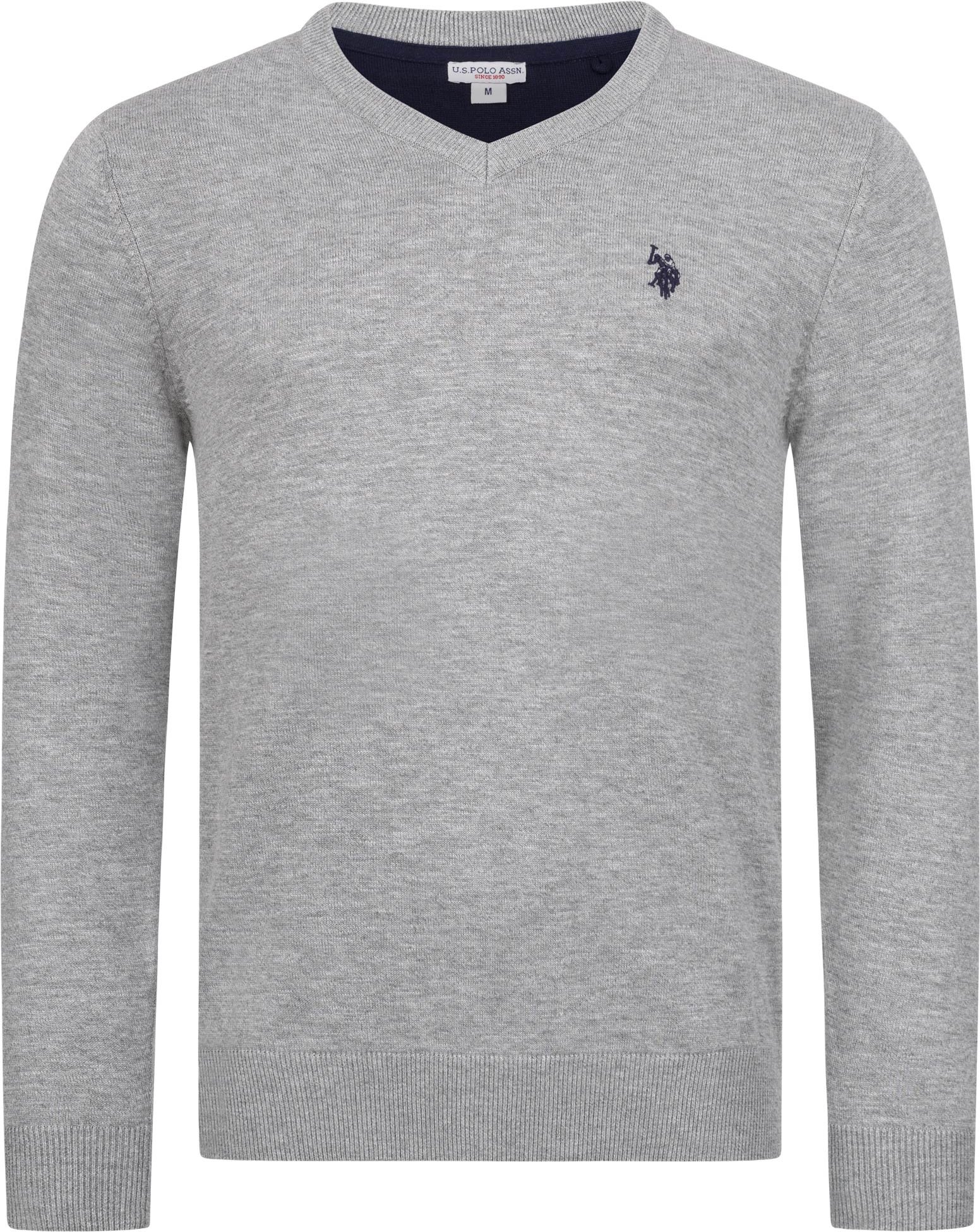 U.S. POLO ASSN. Herren V-Neck Pullover Classic Fit aus Baumwollmix