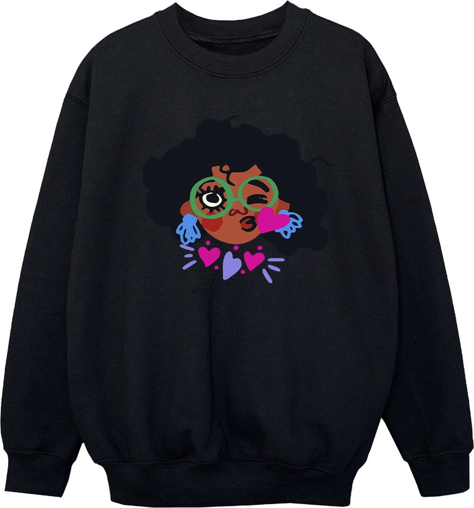 Disney - "Encanto" Sweatshirt für Mädchen (Schwarz)