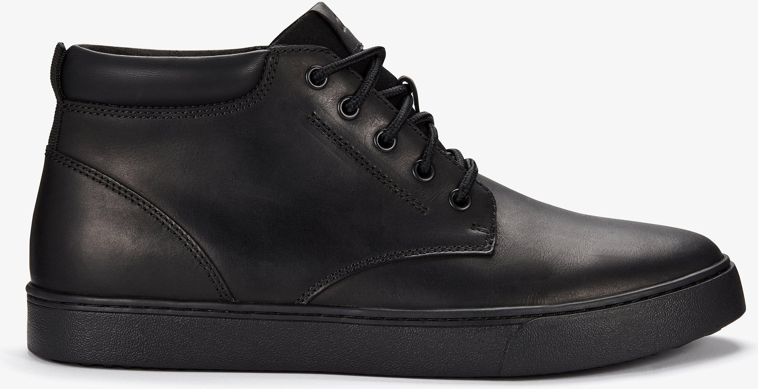 Lockton Mid Schwarz Lederstiefel