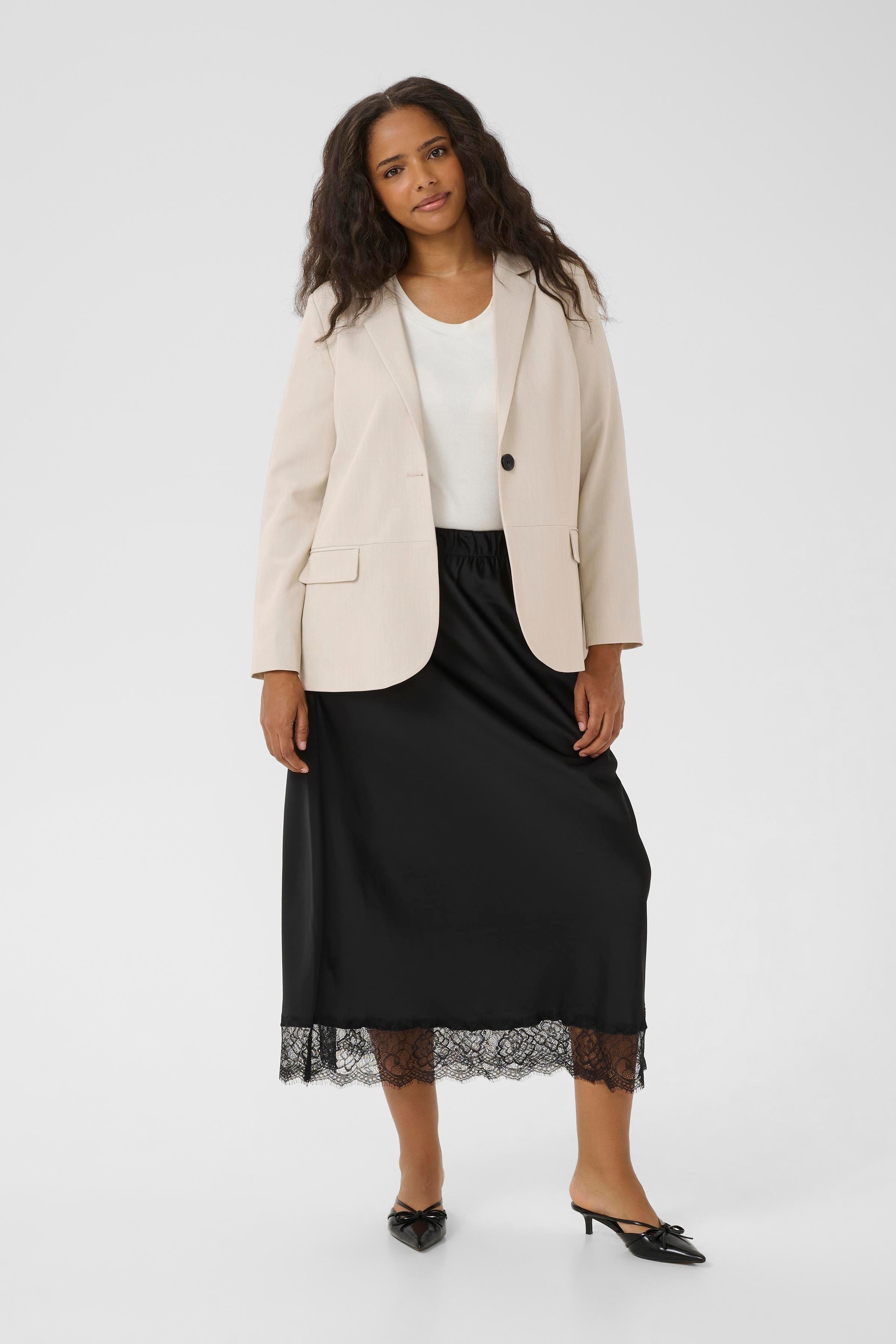 Blazer KCsakira Blazer Tight fit cream