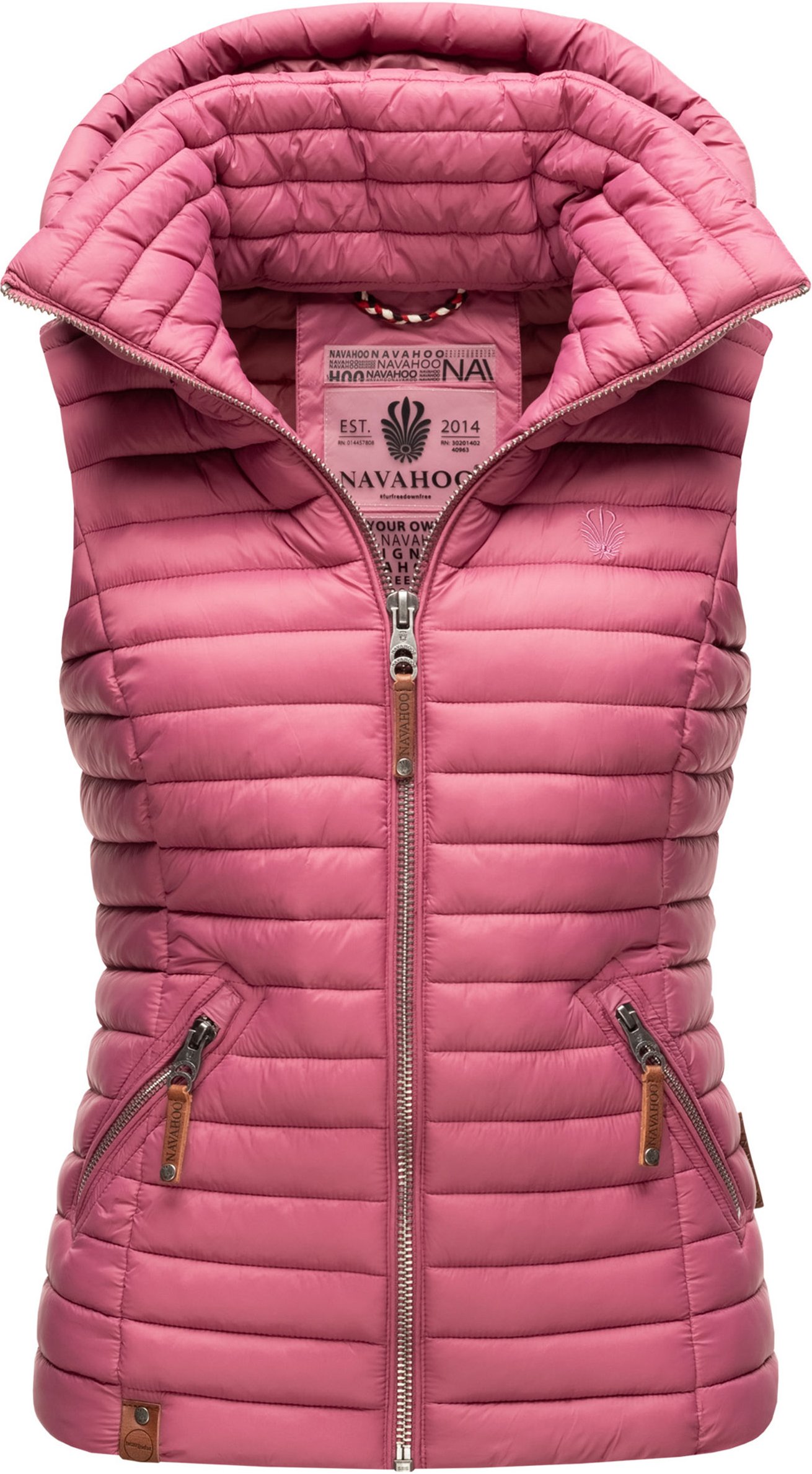 Thumbnail - Navahoo Damen Steppweste Shadaa – Leichte Weste mit Abnehmbarer Kapuze