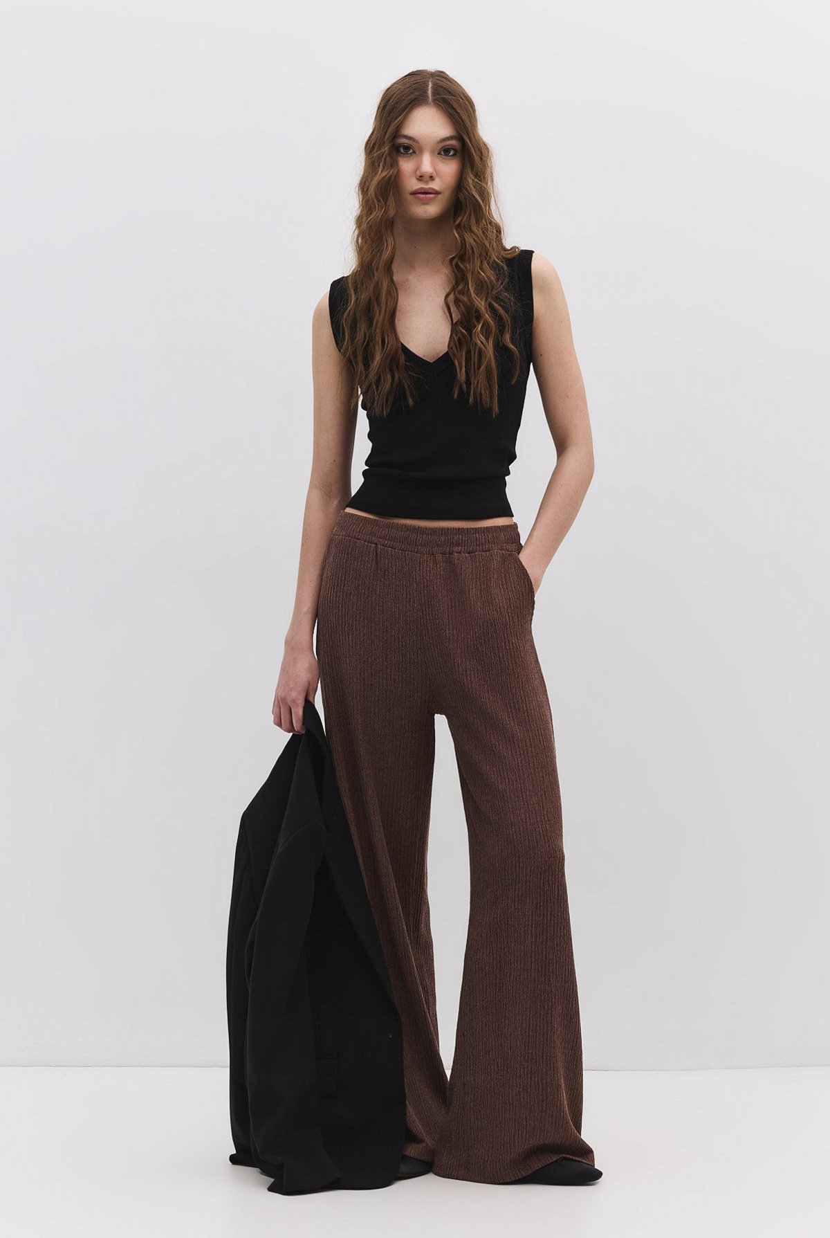 Strukturierte Freizeithose